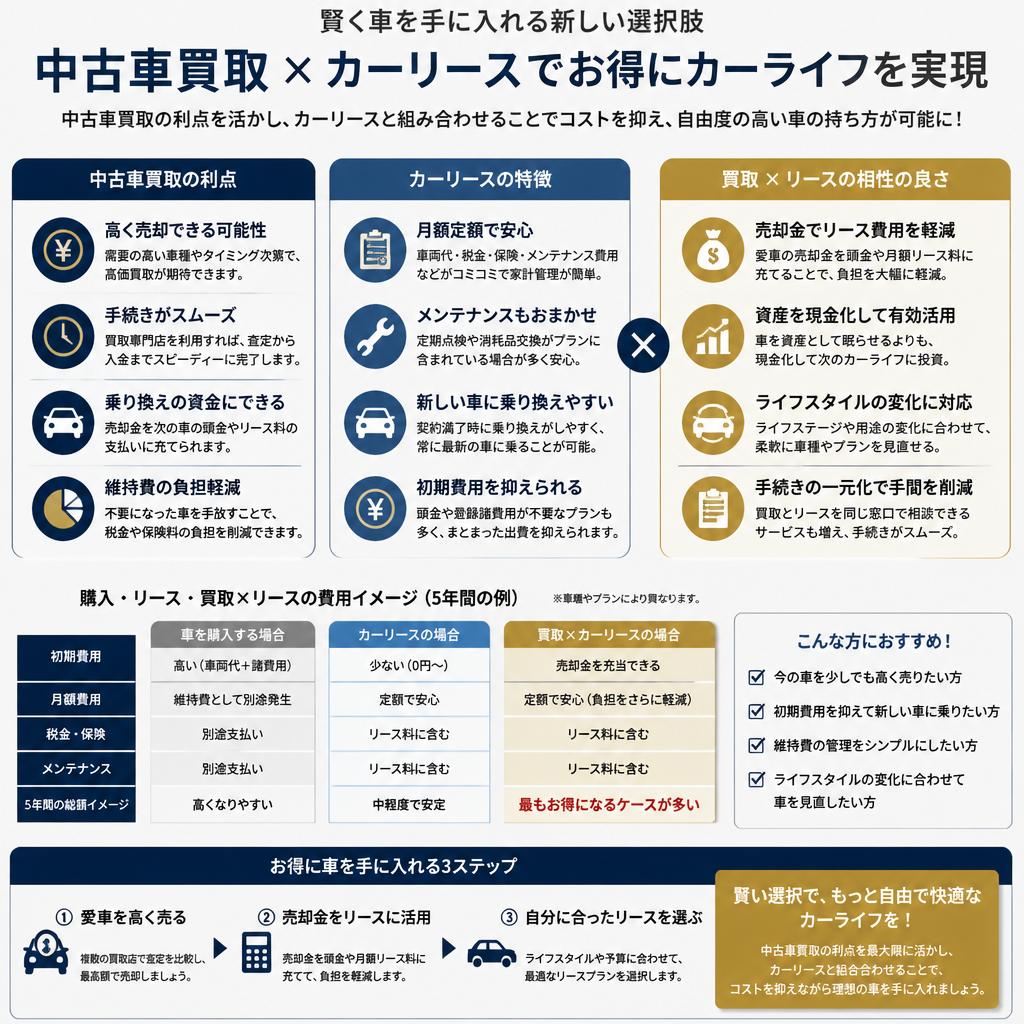 4. 中古車買取とカーリース：最適な選択肢は？